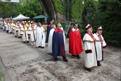 Lovagok a Vajdahunyad Várban